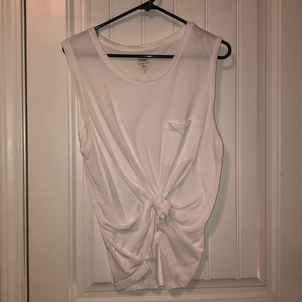 J Crew white tank